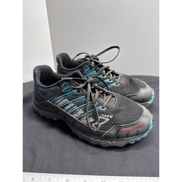 Inov-8 Race Ultra 290 Trail Running Shoes Black/Blue Mens Size 10.5 Womans 8 - Picture 1 of 9